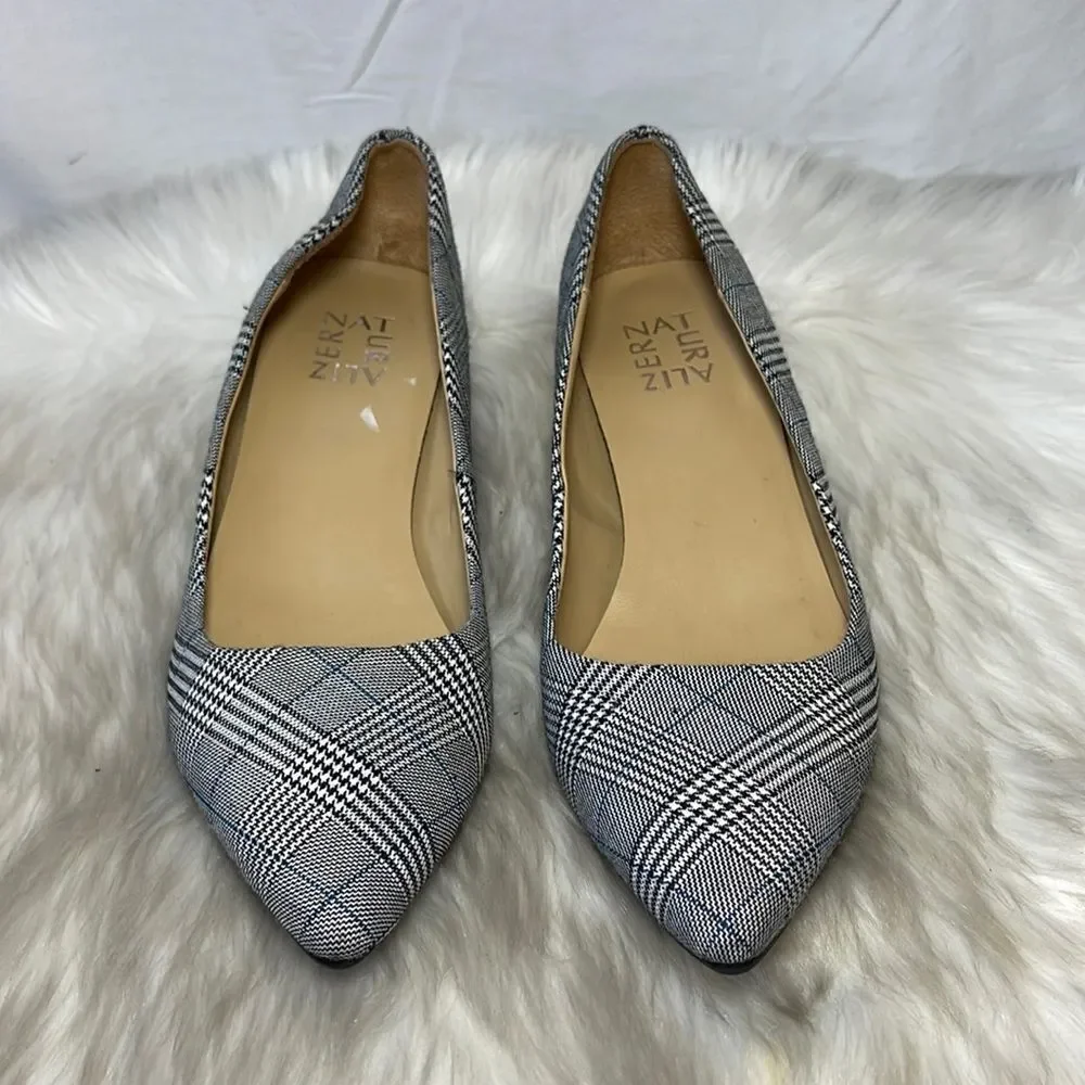 Naturalized Gia Classic‎ Plaid Kitten Heels Sz 7